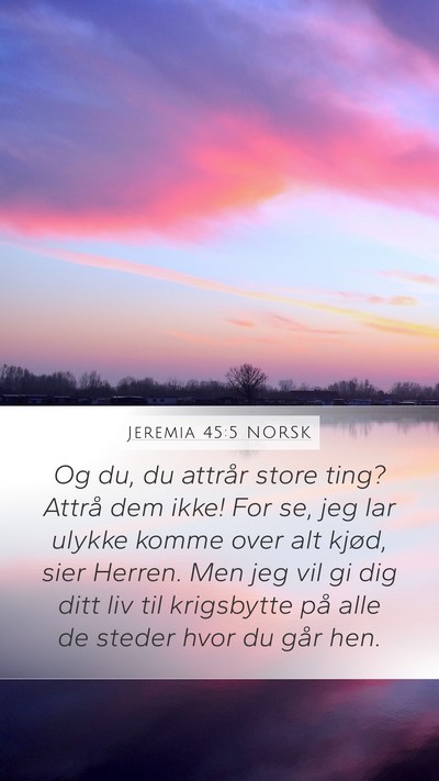 Jeremia 45:5 NORSK Bible Verse Image