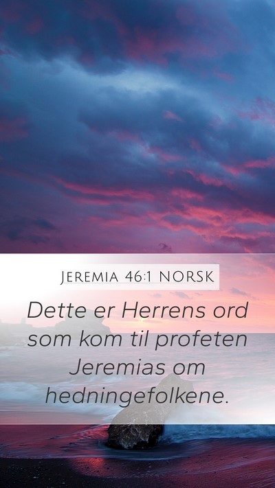 Jeremia 46:1 NORSK Bible Verse Image