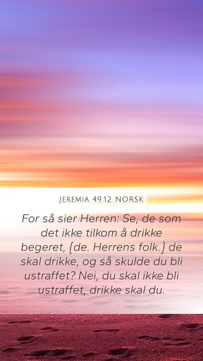 Jeremia 49:12 NORSK Bible Verse Image