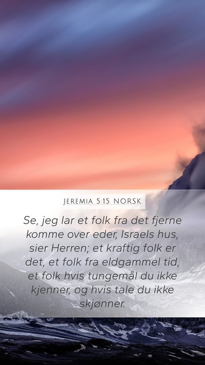 Jeremia 5:15 NORSK Bible Verse Image