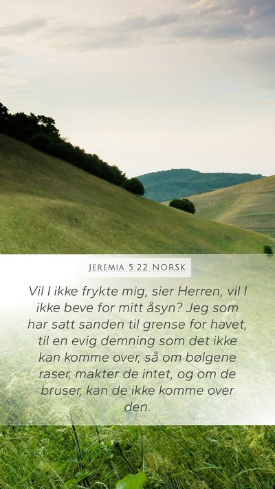 Jeremia 5:22 NORSK Bible Verse Image