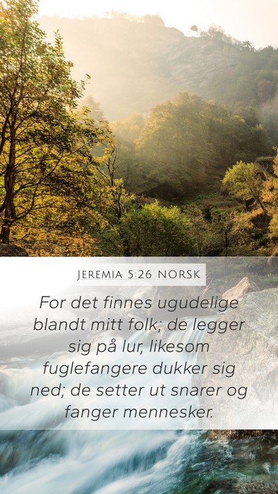 Jeremia 5:26 NORSK Bible Verse Image