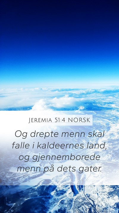 Jeremia 51:4 NORSK Bible Verse Image