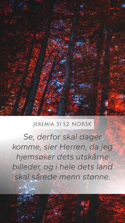 Jeremia 51:52 NORSK Bible Verse Image