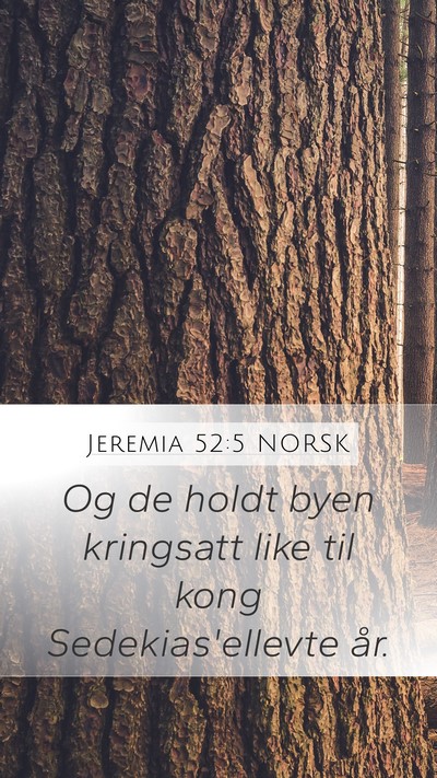 Jeremia 52:5 NORSK Bible Verse Image