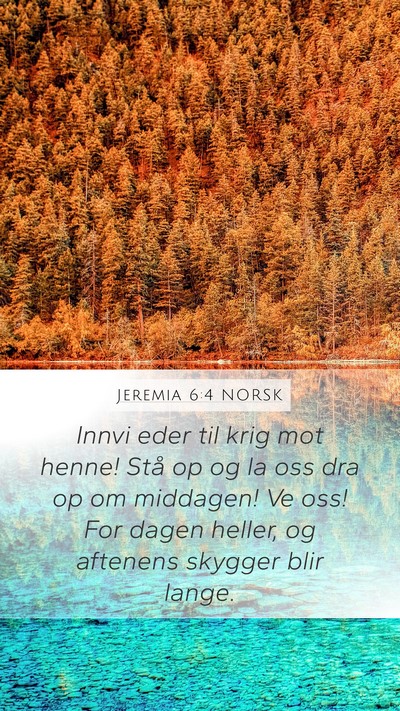 Jeremia 6:4 NORSK Bible Verse Image