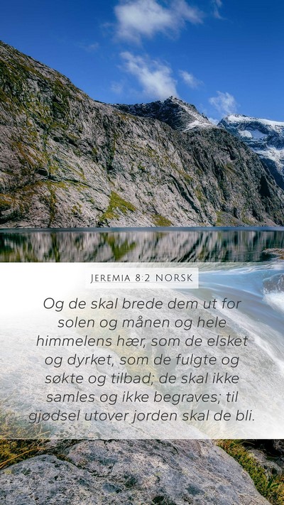 Jeremia 8:2 NORSK Bible Verse Image