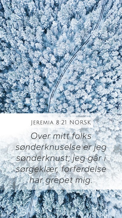 Jeremia 8:21 NORSK Bible Verse Image