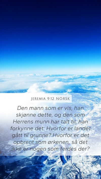 Jeremia 9:12 NORSK Bible Verse Image