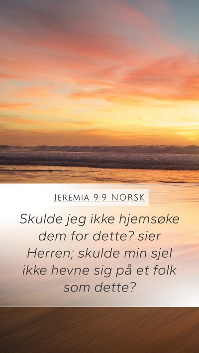 Jeremia 9:9 NORSK Bible Verse Image
