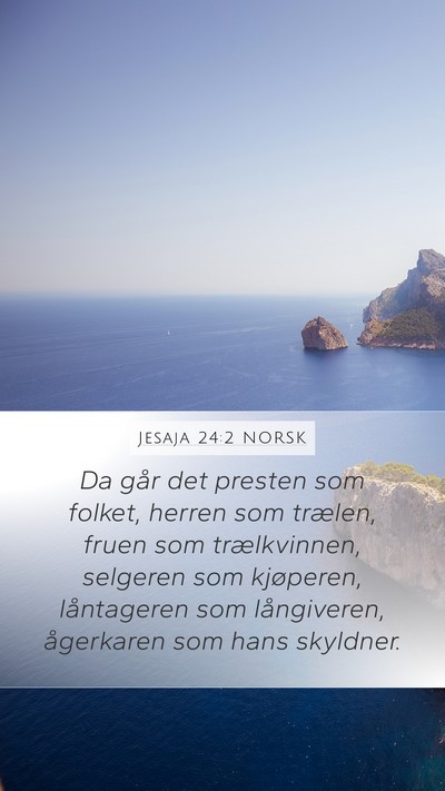 Jesaja 24:2 NORSK Bible Verse Image
