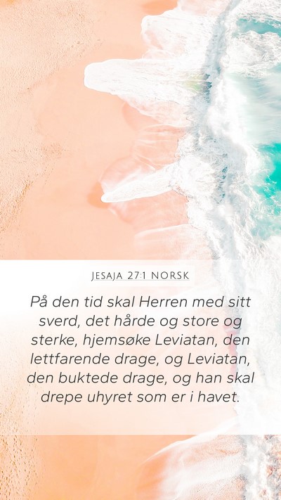 Jesaja 27:1 NORSK Bible Verse Image