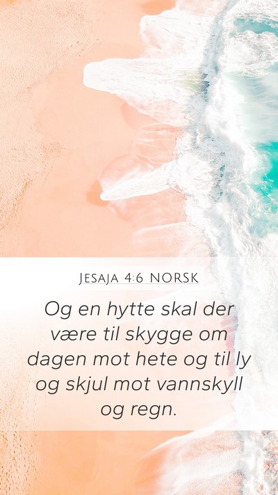 Jesaja 4:6 NORSK Bible Verse Image