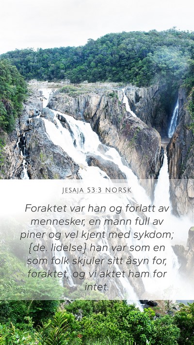 Jesaja 53:3 NORSK Bible Verse Image