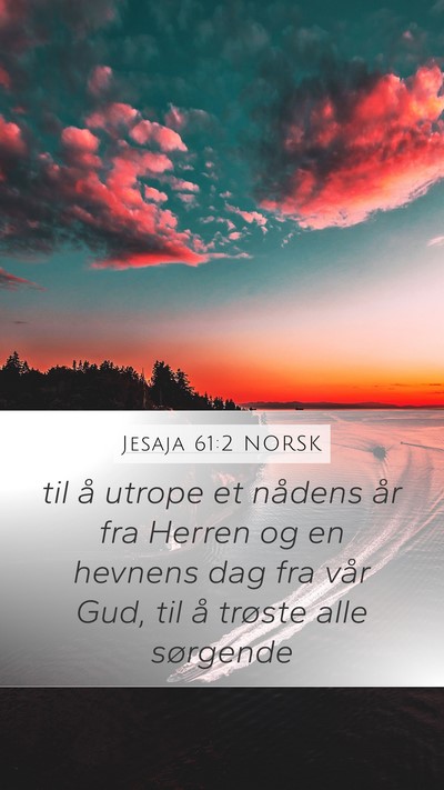 Jesaja 61:2 NORSK Bible Verse Image