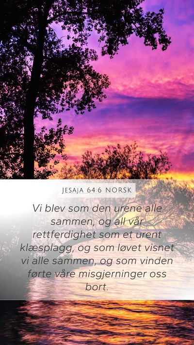 Jesaja 64:6 NORSK Bible Verse Image