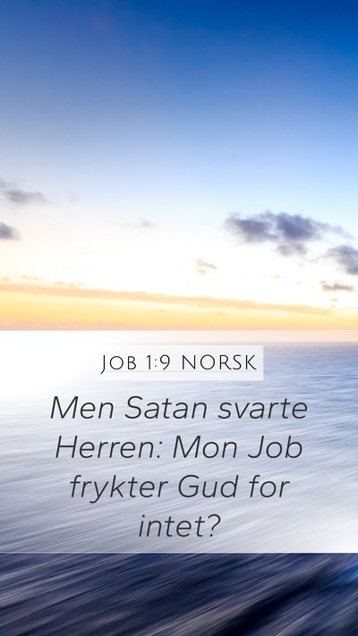 Job 1:9 NORSK Bible Verse Image