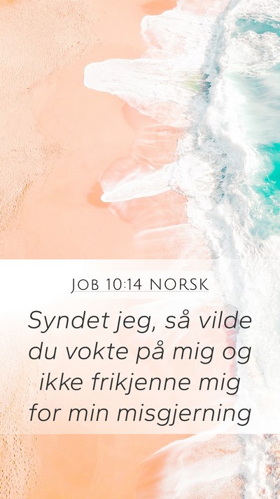Job 10:14 NORSK Bible Verse Image