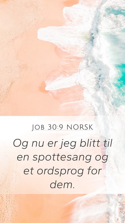 Job 30:9 NORSK Bible Verse Image