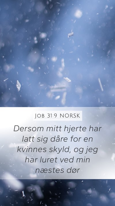 Job 31:9 NORSK Bible Verse Image