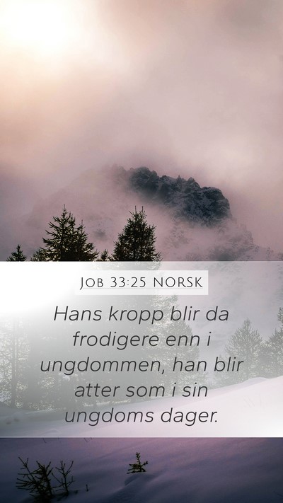 Job 33:25 NORSK Bible Verse Image