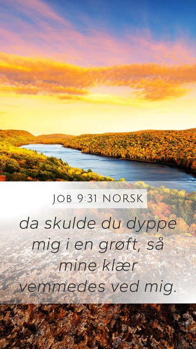Job 9:31 NORSK Bible Verse Image