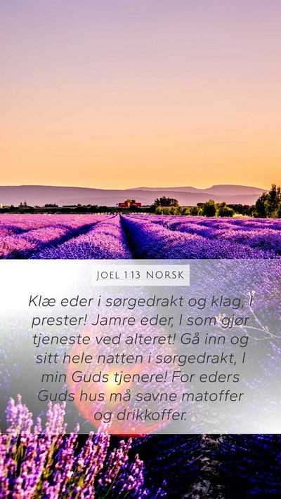 Joel 1:13 NORSK Bible Verse Image