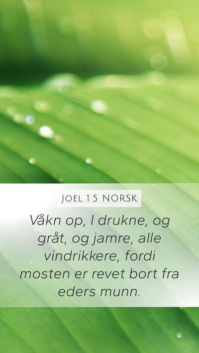Joel 1:5 NORSK Bible Verse Image
