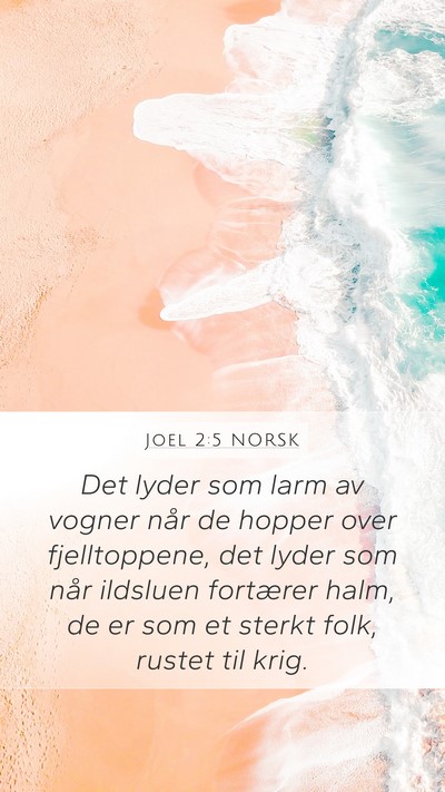 Joel 2:5 NORSK Bible Verse Image