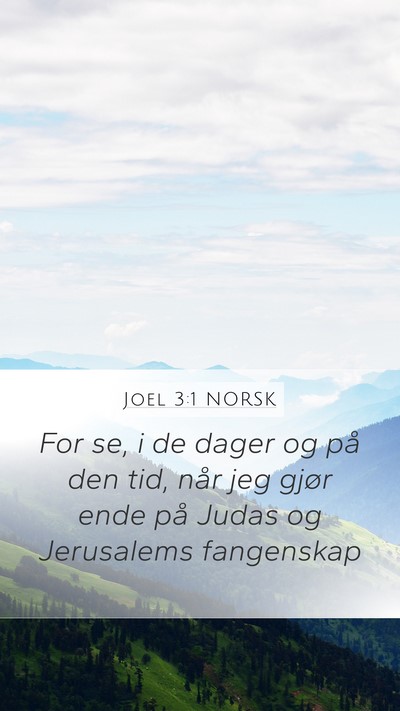 Joel 3:1 NORSK Bible Verse Image