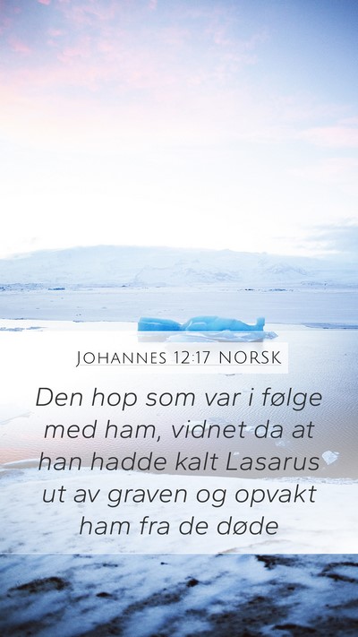 Johannes 12:17 NORSK Bible Verse Image