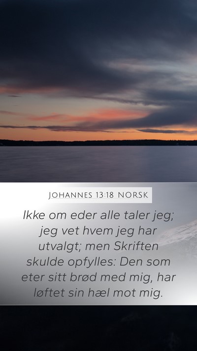 Johannes 13:18 NORSK Bible Verse Image