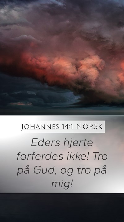 Johannes 14:1 NORSK Bible Verse Image