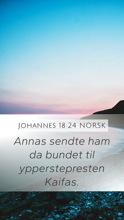 Johannes 18:24 NORSK Bible Verse Image