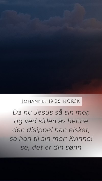 Johannes 19:26 NORSK Bible Verse Image
