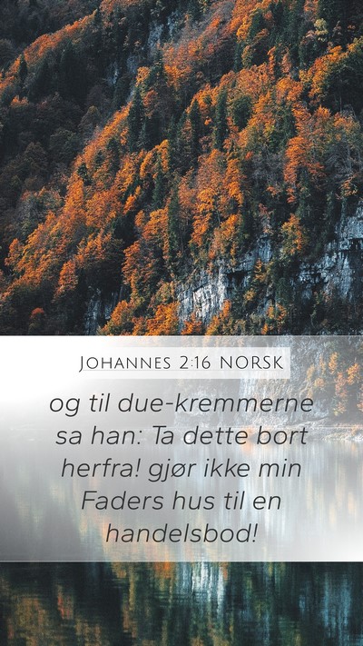 Johannes 2:16 NORSK Bible Verse Image