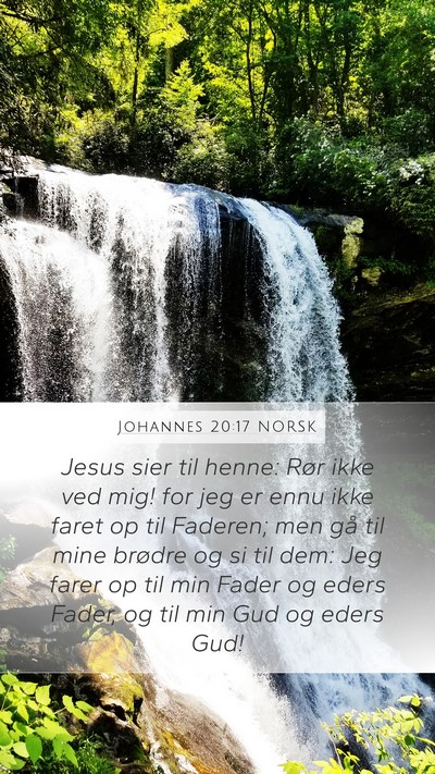 Johannes 20:17 NORSK Bible Verse Image