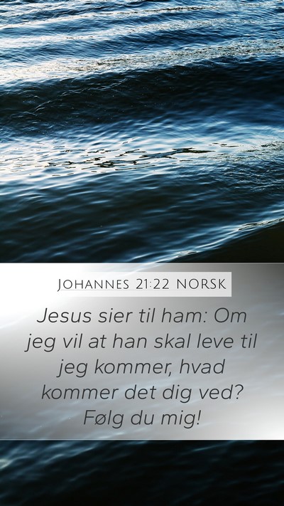 Johannes 21:22 NORSK Bible Verse Image