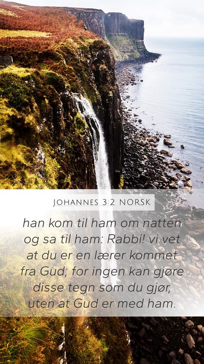 Johannes 3:2 NORSK Bible Verse Image