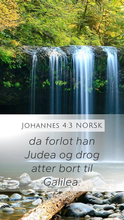 Johannes 4:3 NORSK Bible Verse Image