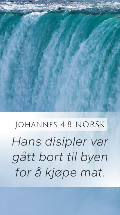 Johannes 4:8 NORSK Bible Verse Image