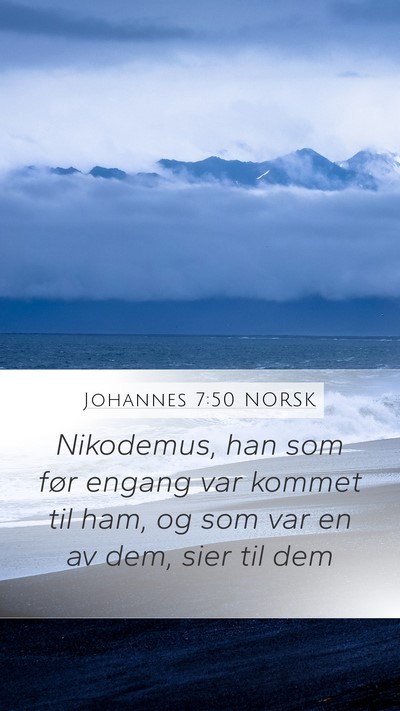 Johannes 7:50 NORSK Bible Verse Image
