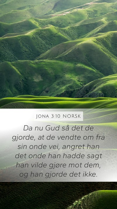 Jona 3:10 NORSK Bible Verse Image