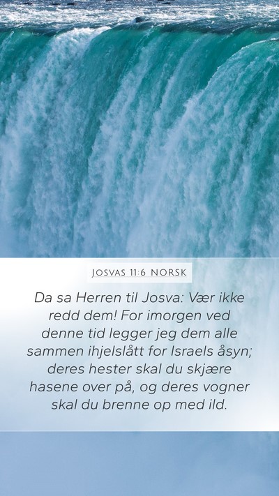 Josvas 11:6 NORSK Bible Verse Image