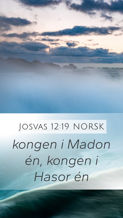 Josvas 12:19 NORSK Bible Verse Image