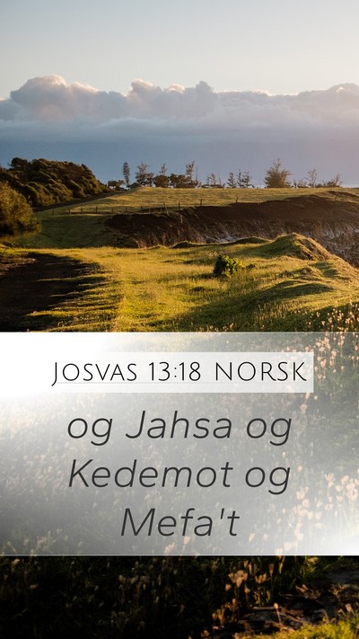 Josvas 13:18 NORSK Bible Verse Image