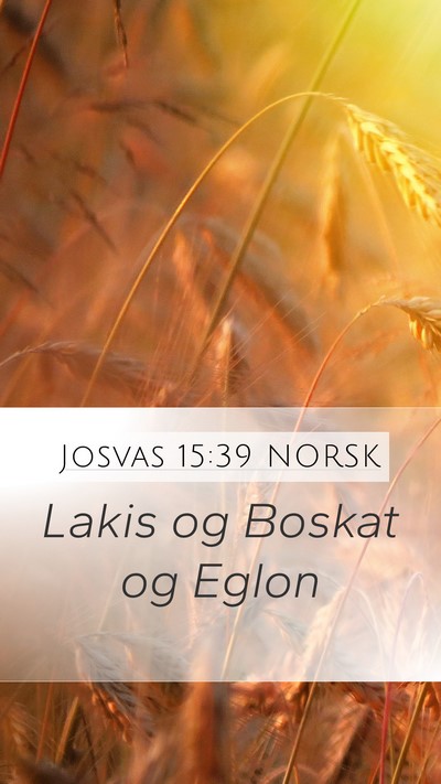 Josvas 15:39 NORSK Bible Verse Image