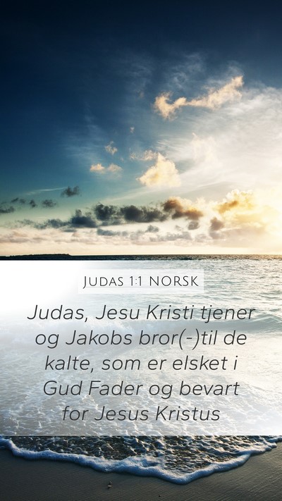 Judas 1:1 NORSK Bible Verse Image