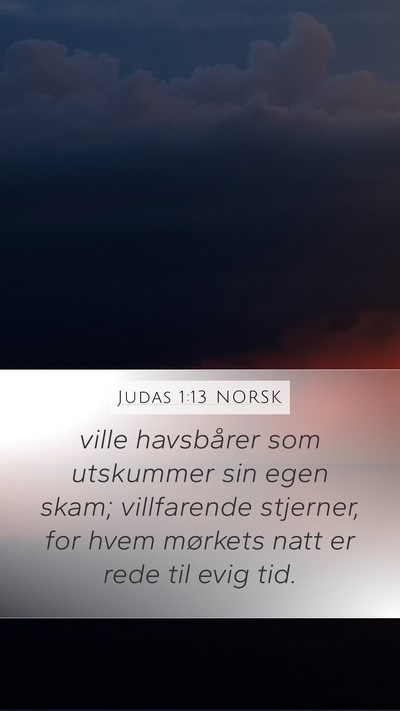 Judas 1:13 NORSK Bible Verse Image