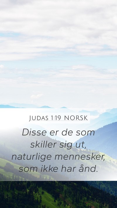 Judas 1:19 NORSK Bible Verse Image